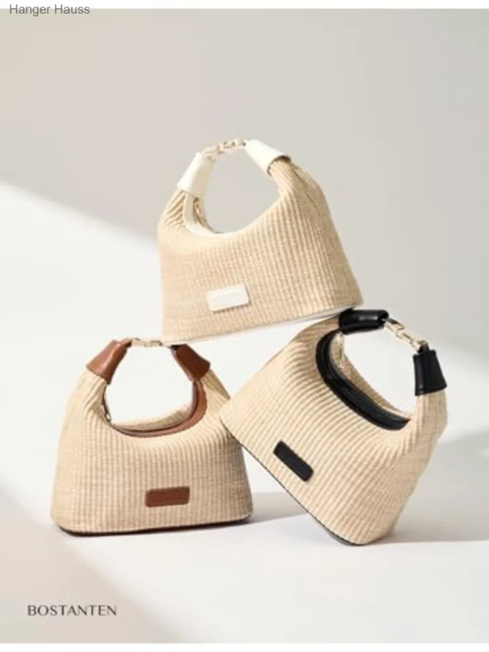 Straw Crossbody Bag for Women Summer Raffia Purse Handbag Beach Vacation
